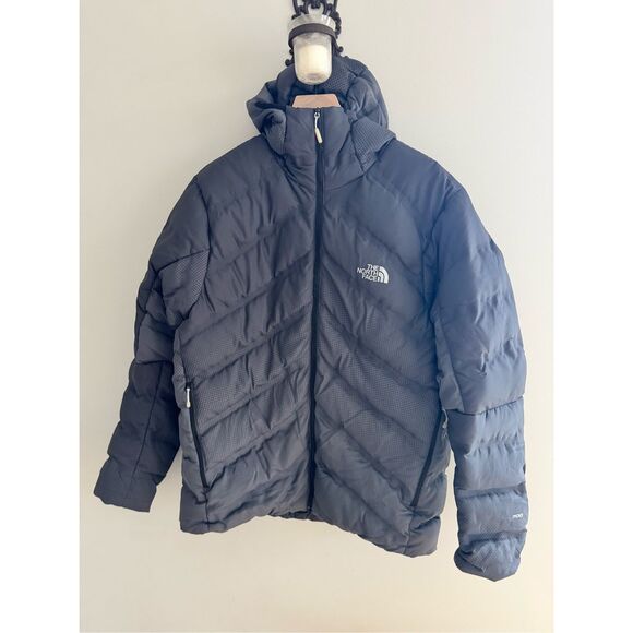 The North Face Fuseform Dot Matrix 700 Down Jacket, Black Gray, Men’s Large - Picture 3 of 12